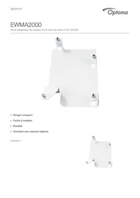 Notice OPTOMA EWMA2000 Support mural
