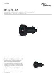 Notice OPTOMA BXCTADOME Accessoire de projecteur
