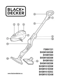 Notice BLACK & DECKER BHSM166 Nettoyeur vapeur