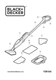 Notice BLACK & DECKER FSM1640 Nettoyeur vapeur