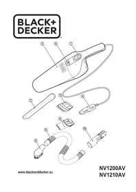 Notice BLACK & DECKER DUSTBUSTER AUTO NV1210AV ручний пилосос