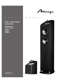 Notice Mirage OMD15 Haut-parleur