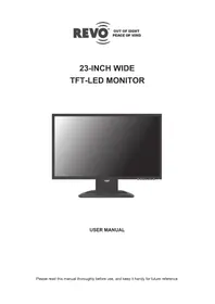 Notice REVO RM23OR1 Moniteur