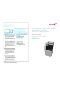 Notice XEROX VERSALINK C7025 Imprimante