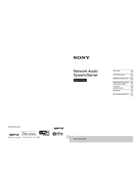 Notice SONY NASSV20DI Chaîne Hi-Fi