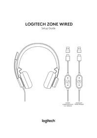 Notice LOGITECH ZONE WIRED Austiņas