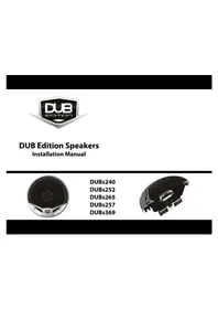 Notice JENSEN DUBS369 Haut-parleur