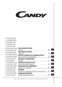 Notice CANDY FCT600N WIFI Gömme fırın