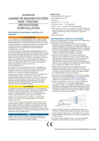 Notice GARMIN GMR FANTOM 256 Radar de navigation