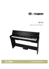 Notice Thomann DP33 Piano