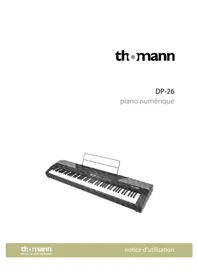 Notice Thomann DP26 Piano
