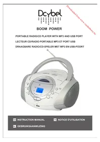 Notice DCYBEL BOOM POWER Radio