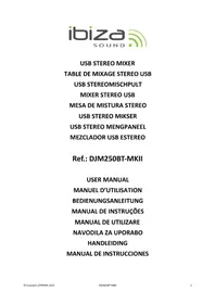 Notice IBIZA SOUND DJM250BTMKII Mischpult