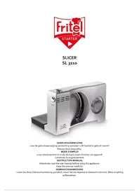 Notice FRITEL SL 3110 Trancheuse