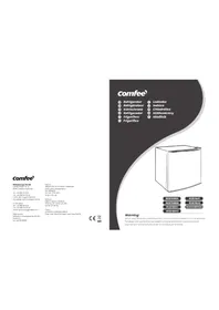 Notice COMFEE RCD76WH1 Réfrigérateur