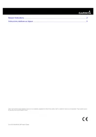 Notice GARMIN UPLAND Bipeur