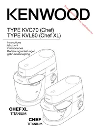 KENWOOD Chef Titanium XL KVL8320S - Kuchynský robot