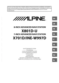 Notice ALPINE X801DCU Appareil GPS