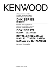 Notice KENWOOD DDX8046BT Système de navigation GPS