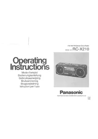 PANASONIC RCX210 - Klocka