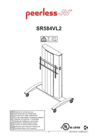 Notice Peerless-AV SR598 Support écran plat