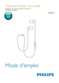 Notice PHILIPS UPBEAT SHB3595 Bouchon d'oreille