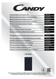 Notice CANDY CID 30G3 κουζίνα