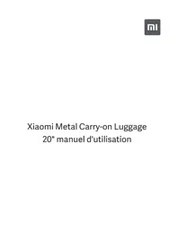 Metal Carryon Luggage 20 Xiaomi