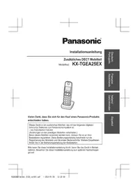 Notice PANASONIC KXTGEA25EX Téléphone sans fil