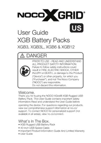 NOCO XGrid XGB3 - Rechargeable Battery