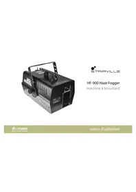Notice Stairville HF900 Machine à effet