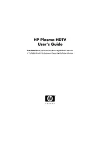 Notice HP PL5060N Téléviseur