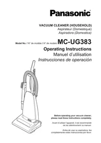 PANASONIC MCUG383 - Aspirateur