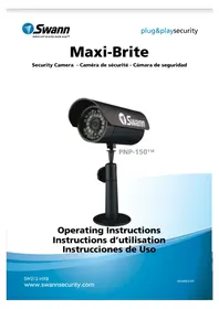 Notice SWANN MAXIBRITE PNP150 Caméra de surveillance