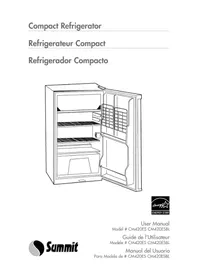 Notice Summit CM420ESBL Fridge