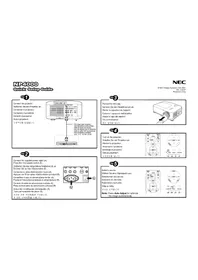 Notice NEC NP4000 Projecteur