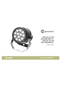 Notice Fun Generation LED POT 12X1W Éclairage