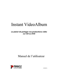 Notice Avid INSTANT VIDEO ALBUM Licence de logiciel & extension