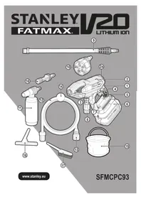 Notice STANLEY FATMAX SFMCPC93 Lavadora de alta pressão