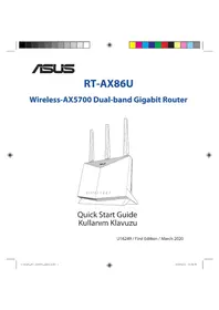 Notice ASUS RTAX86S Juhtmevaba ruuter