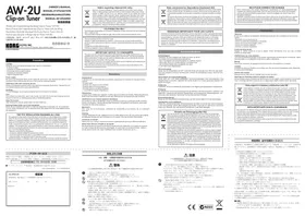 Notice KORG AW2U Equipement DJ