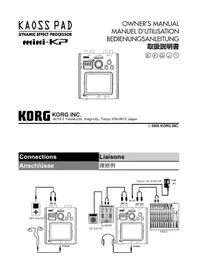 Notice KORG KAOSS PAD MINI 2S Equipement DJ