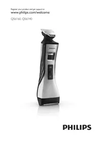 Notice PHILIPS STYLESHAVER PRO QS6160 Sähköruohonleikkuri