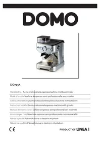 Notice DOMO DO725K Kávovar