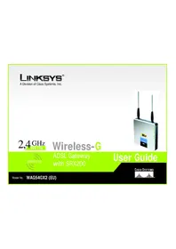 Notice LINKSYS WAG54GX2 Router