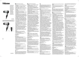 Notice TRISTAR HD2359PE Sèche cheveux