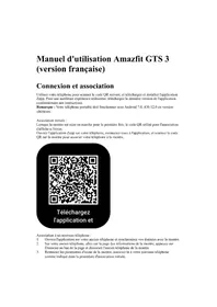 Notice AMAZFIT GTS 3 Smartwatch