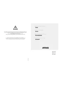 Notice Atag BD1611D Tiroir