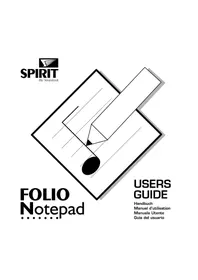 Notice SOUNDCRAFT SPIRIT NOTEPAD Table de mixage audio