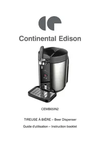 CONTINENTAL EDISON CEMB65IN2 - Tireuse à bière